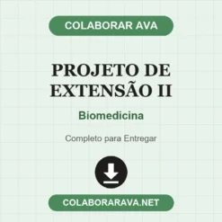 Projeto de Extensão II de Biomedicina pronto para download