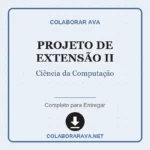 Portfólio Individual Projeto de Extensão II Ciência da Computação