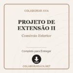 Projeto de Extensão II Comércio Exterior