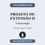Projeto de Extensão II Criminologia