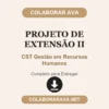 Projeto de Extensão II de CST Gestão em Recursos Humanos pronto para entregar
