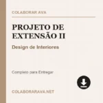 Projeto de extensão II Design de Interiores