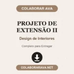 Portfólio Individual Projeto de extensão II Design de Interiores