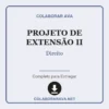Projeto de Extensão II de Direito pronto para download