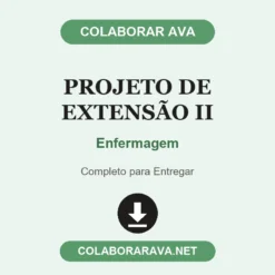 Projeto de Extensão II de Enfermagem pronto para download