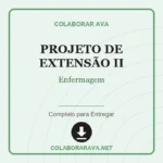 Portfólio Individual Projeto de Extensão II Enfermagem