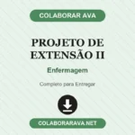 Portfólio Individual - Projeto de Extensão II Enfermagem