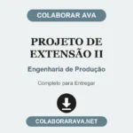 Projeto de Extensão II Engenharia de Produção