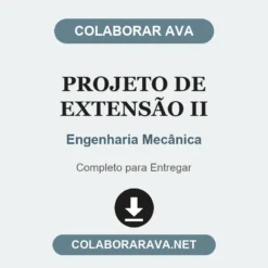 Projeto de Extensão II de Engenharia Mecânica pronto para entregar