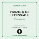 Portfólio Individual Projeto de Extensão II Fisioterapia