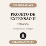 Projeto de Extensão II Fotografia