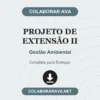 Projeto de Extensão II de Gestão Ambiental pronto para download