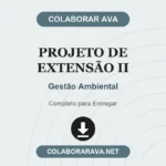 Projeto de extensão II Gestão Ambiental