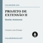 Portfólio Individual Projeto de extensão II Gestão Ambiental