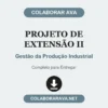 Projeto de Extensão II de Gestão da Produção Industrial pronto para download