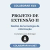 Projeto de Extensão II de Gestão da tecnologia da informação pronto para entregar