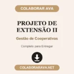 Projeto de Extensão II Gestão de Cooperativas