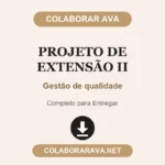 Projeto de Extensão II Gestão de qualidade
