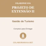 Portfólio Individual Projeto de Extensão II Gestão de Turismo