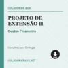 Projeto de Extensão II de Gestão Financeira pronto para download