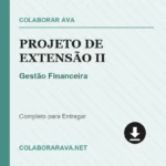 Projeto de Extensão II Gestão Financeira
