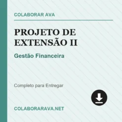 Projeto de Extensão II de Gestão Financeira pronto para download