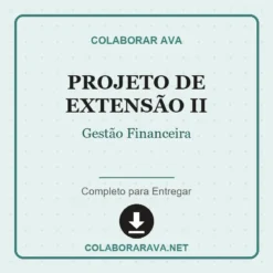 Projeto de Extensão II de Gestão Financeira pronto para download