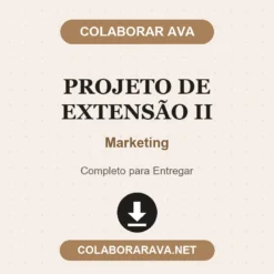Projeto de Extensão II de Marketing pronto para download