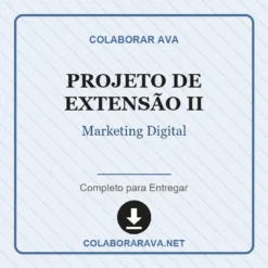 Projeto de Extensão II de Marketing Digital pronto para download
