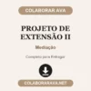 Projeto de Extensão II de Mediação pronto para entregar