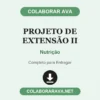 Projeto de Extensão II de Nutrição pronto para entregar