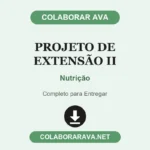 Projeto de Extensão II Nutrição