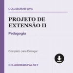 Projeto de Extensão II Pedagogia