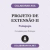 Projeto de Extensão II de Pedagogia pronto para download
