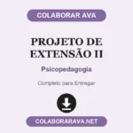 Projeto de Extensão II Psicopedagogia