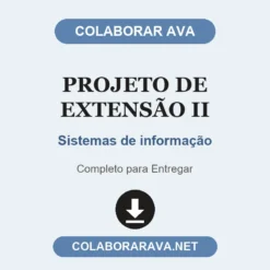 Projeto de Extensão II de Sistemas de informação pronto para entregar