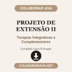 Projeto de Extensão II Terapias Integrativas e Complementares