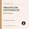 Projeto de Extensão III de Administração pronto para download