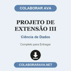 Projeto de Extensão III de Ciência de Dados pronto para entregar