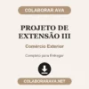 Projeto de Extensão III de Comércio Exterior pronto para entregar