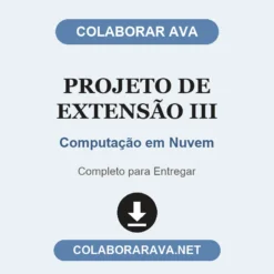 Projeto de Extensão III de Computação em Nuvem pronto para entregar
