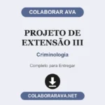 Projeto de Extensão III Criminologia
