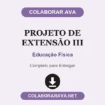 Projeto de Extensão III Educação Física