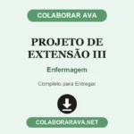 Projeto de Extensão III Enfermagem