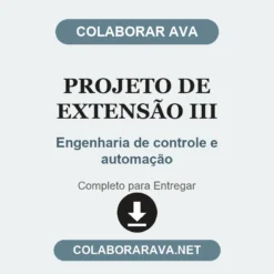 Projeto de Extensão III de Engenharia de controle e automação pronto para entregar