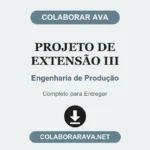 Projeto de Extensão III Engenharia de Produção