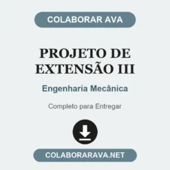 Projeto de Extensão III de Engenharia Mecânica pronto para entregar