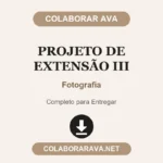 Projeto de Extensão III Fotografia