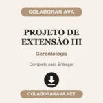 Projeto de Extensão III Gerontologia