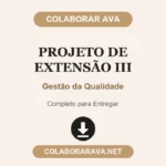 Projeto de Extensão III Gestão da Qualidade